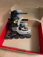 Inlineskates Grösse 32-35 mit Schutzausrüstung