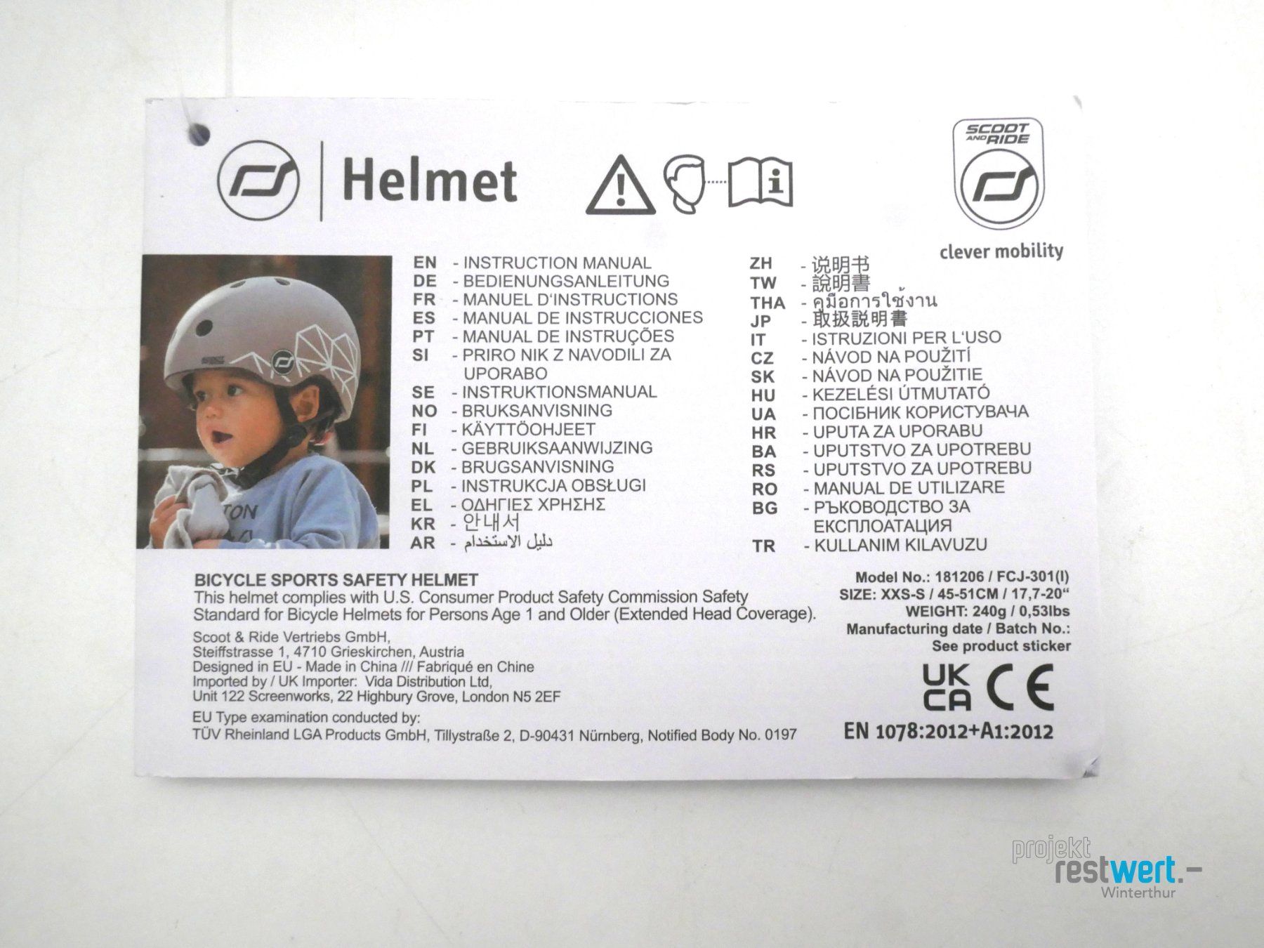 Scott Helme: SCOOT AND RIDE Helm – Neu (gemäss Beschreibung) aus Winterthur von Restwert_Winterthur 7