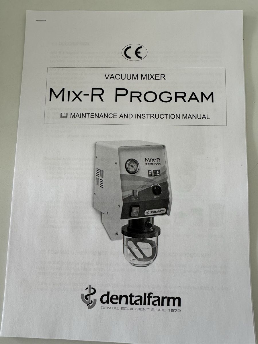 Tutte le macchine: Vacuum Anmischgerät Dentalfarm Mix-R Program – Usato da Bettlach venduto da lailalaska 4