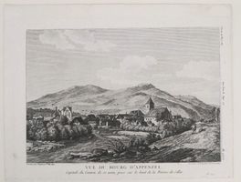 Appenzell Originalkupferstich 1780