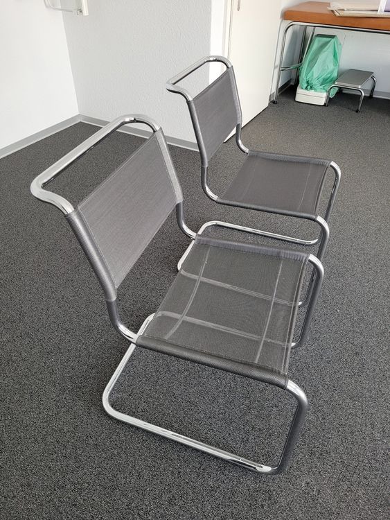 2x Freischwinger Thonet S 33 N 3