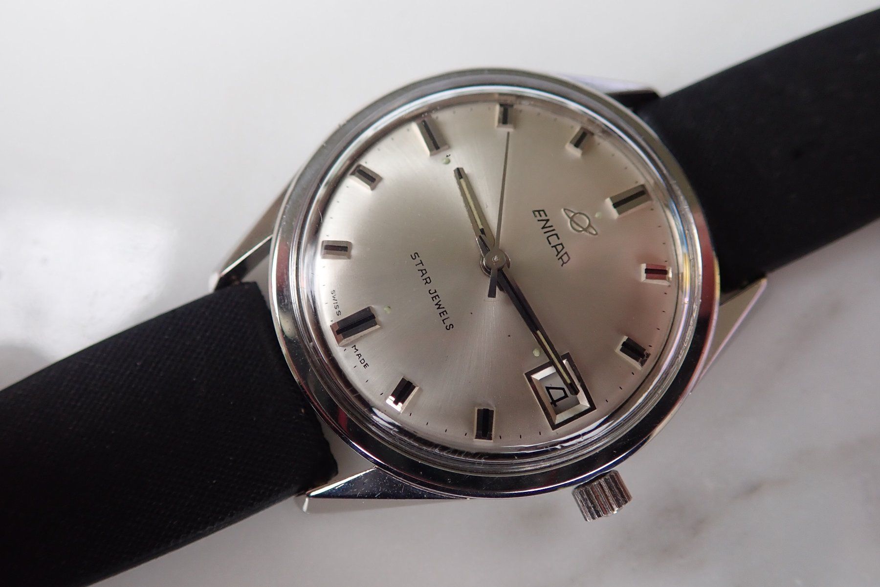 Enicar Orologi: VINTAGE!! ENICAR AUTOMATIC MIT DATTUM – Usato da Wohlen AG venduto da kingwatcheshere 6