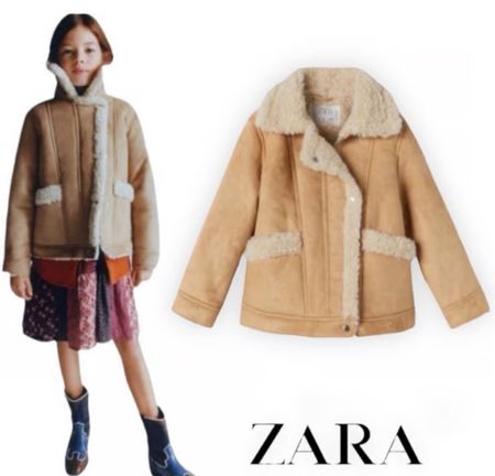 Zara Kids Winter Shearling Jacket - Spring!
