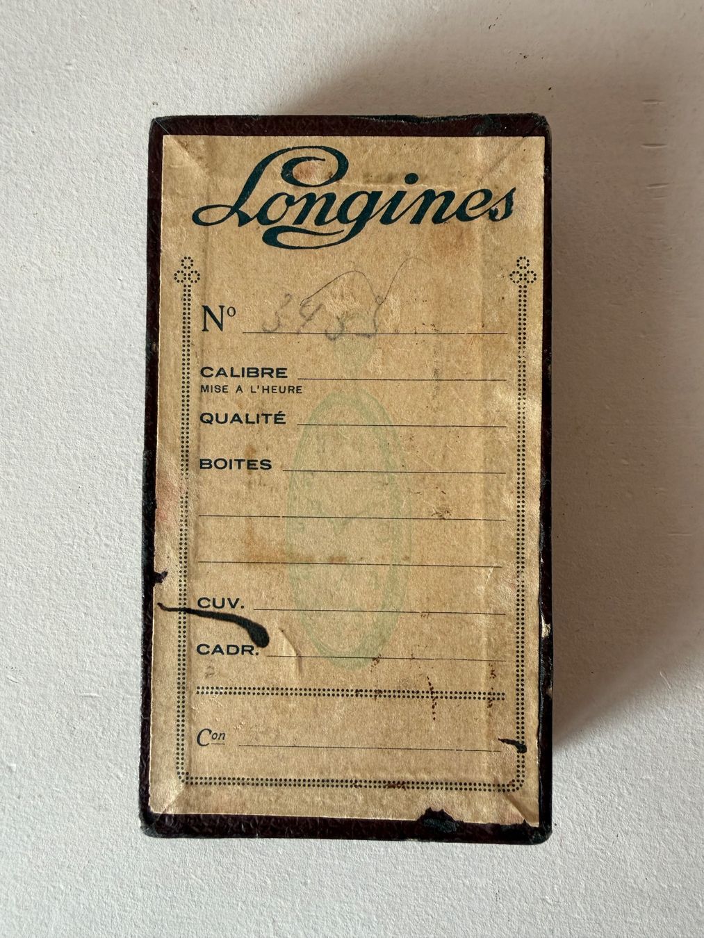 Longines Barattoli: Boîte Longines Vintage – Usato da Reconvilier venduto da CR165639