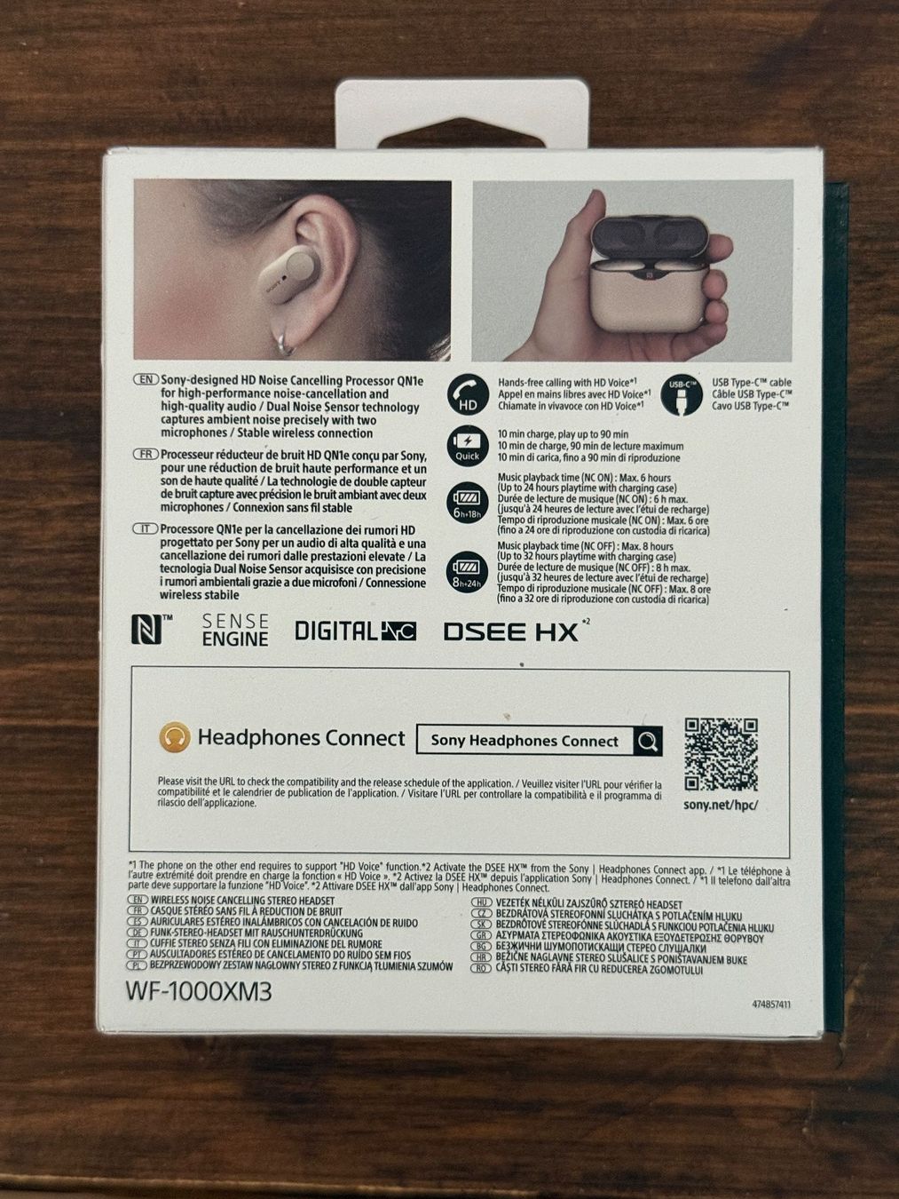 Sony Kopfhörer: SONY WF-1000XM3 Argent – Gebraucht aus Genève von rosebud635 1