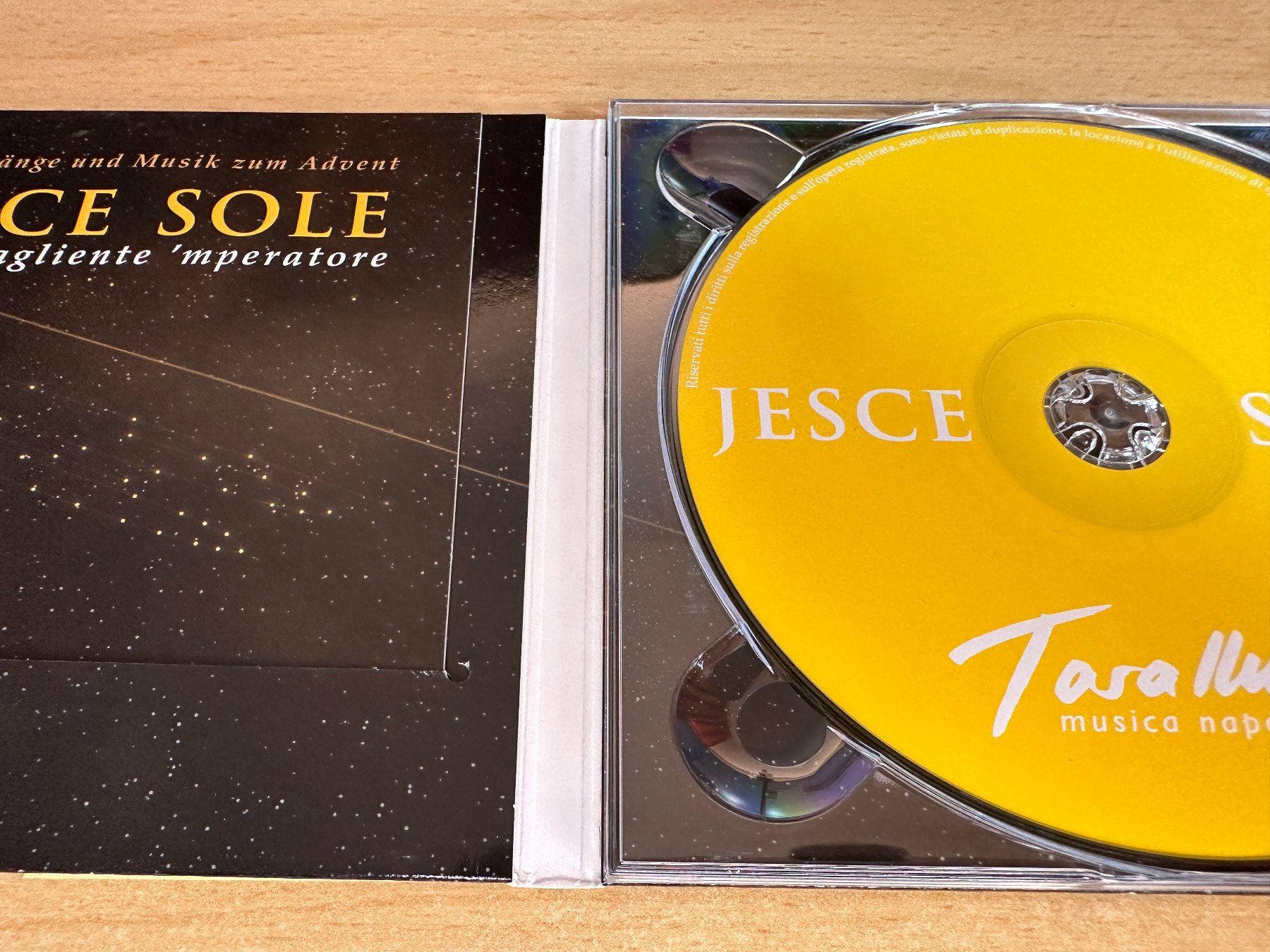 CD: Jesce sole - scagliente 'mperatore - Tarallucce – Usato da Rikon im Tösstal venduto da Alpenmutz 2