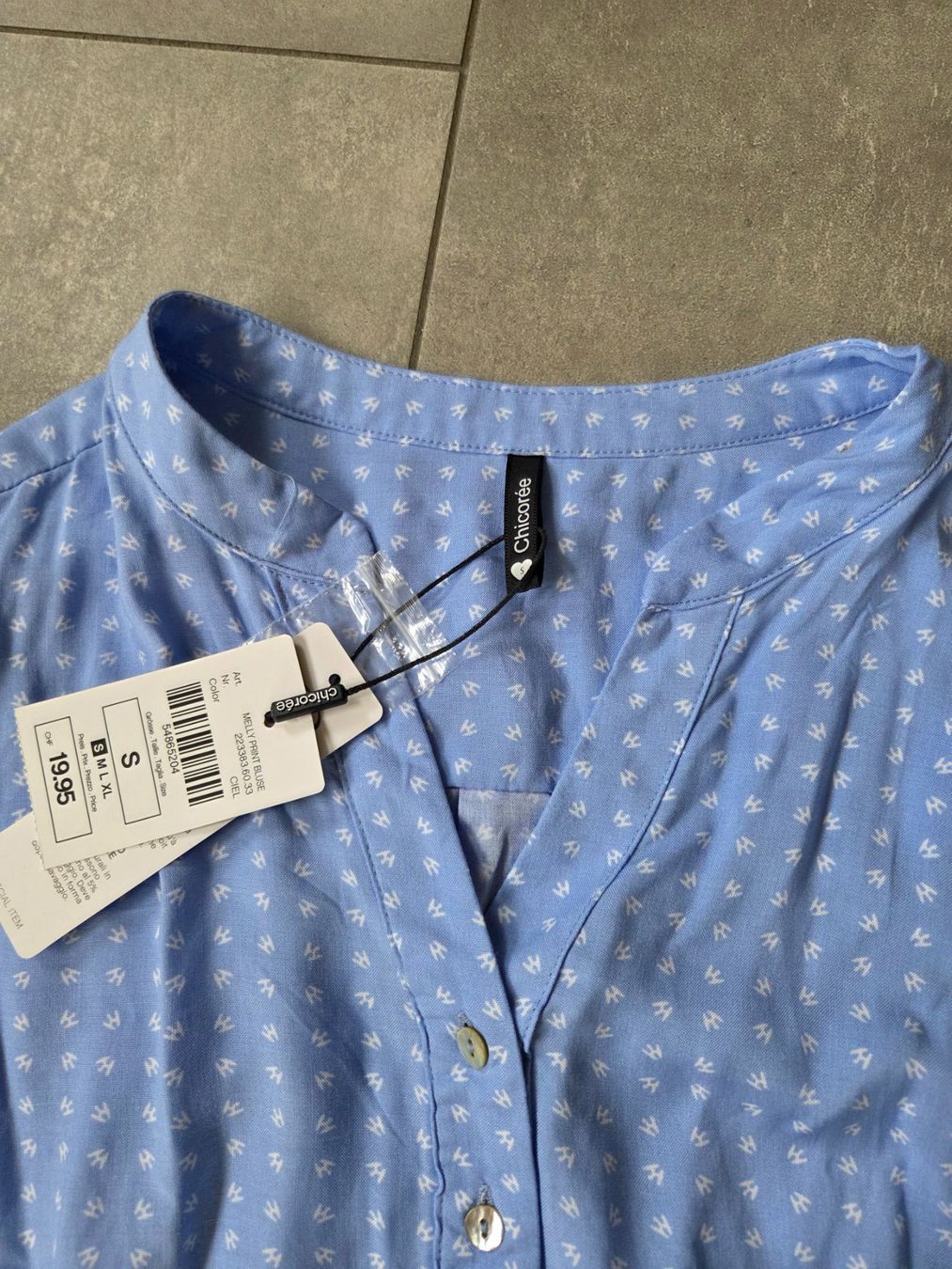 Camicette: Neue Bluse / Oberteil von Chicorée, Gr S – Nuovo e nell'imballaggio originale da Wiesendangen venduto da troawus 2