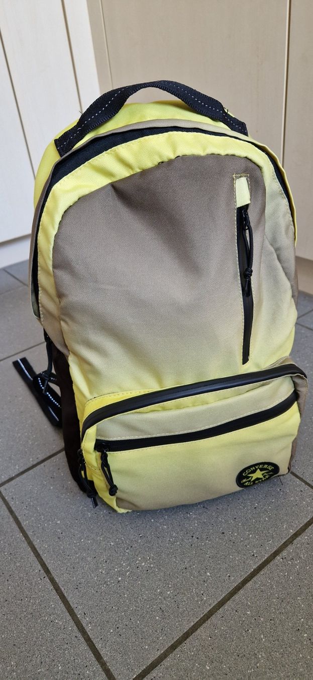 Zaini: Converse Tagesrucksack - gelb/grau/schwarz – Nuovo (secondo la descrizione) da Kollbrunn venduto da Bobibau 1