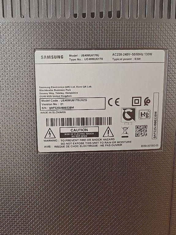 Appareils TV: Samsung 40" 4K Smart TV – D'occasion à Solothurn par mar_29tn 4