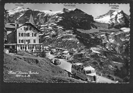 AK/UR Klausenpasshöhe,Oldtimer,Bus,1961