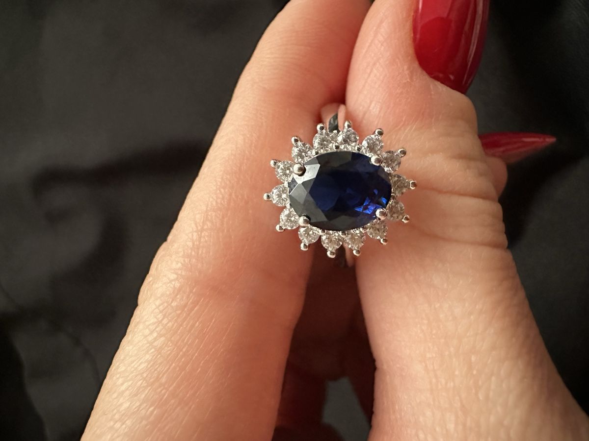 Anelli: Wunderschöner Ring mit blauem Stein – Nuovo (secondo la descrizione) da Luzern venduto da alb_g6yd 5