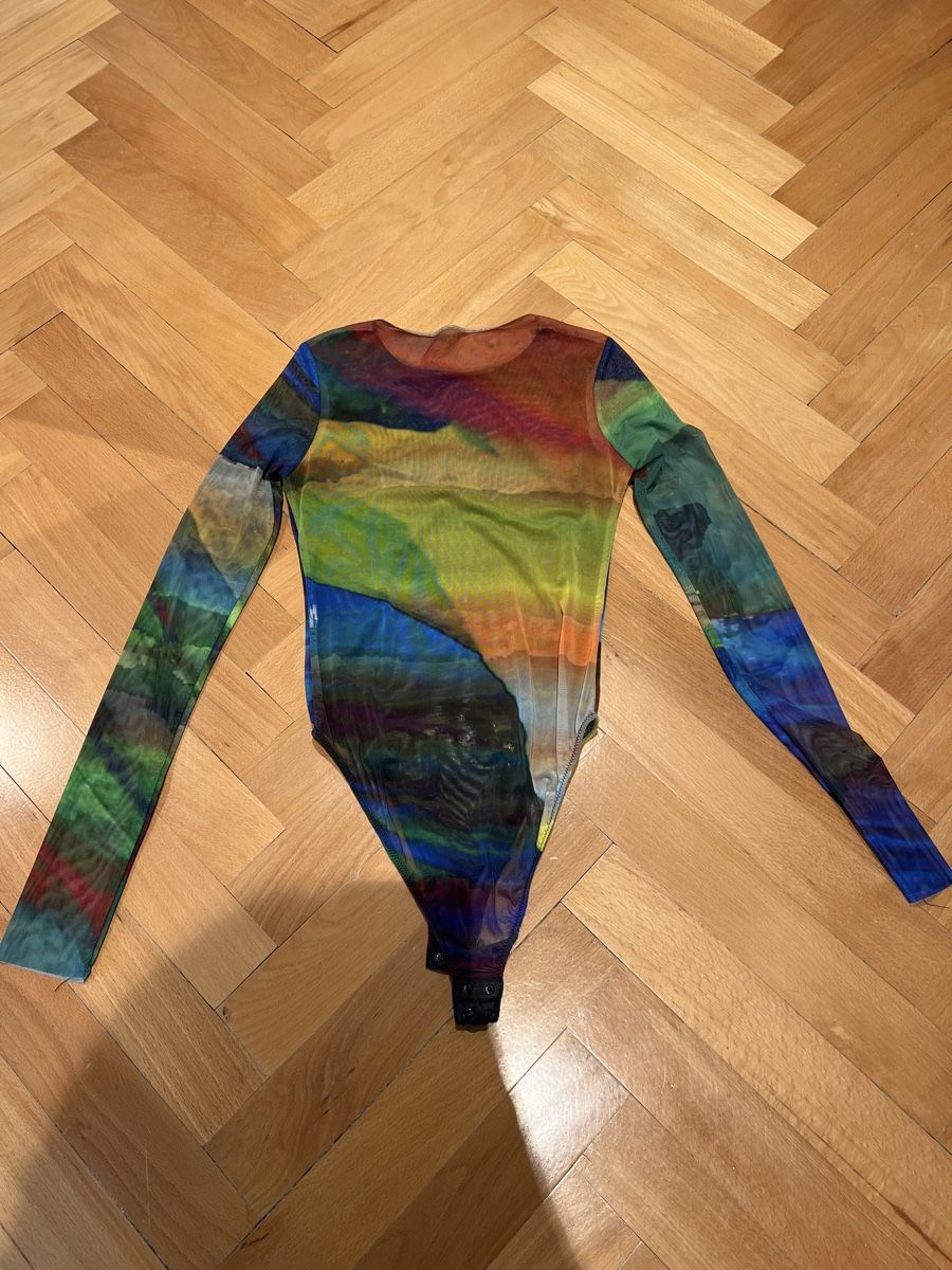 Zara Top: Zara - Bunter Transparenter Body mit Print, Grösse S - – Usato da Zürich venduto da joa_6zjc 2