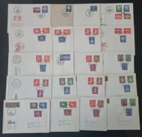 20 FDC Ausgaben Genfer Ämter 1957 - 1962