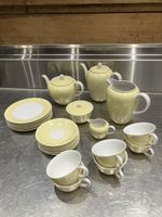 Service à thé Langenthal Suisse jaune vintage complet!