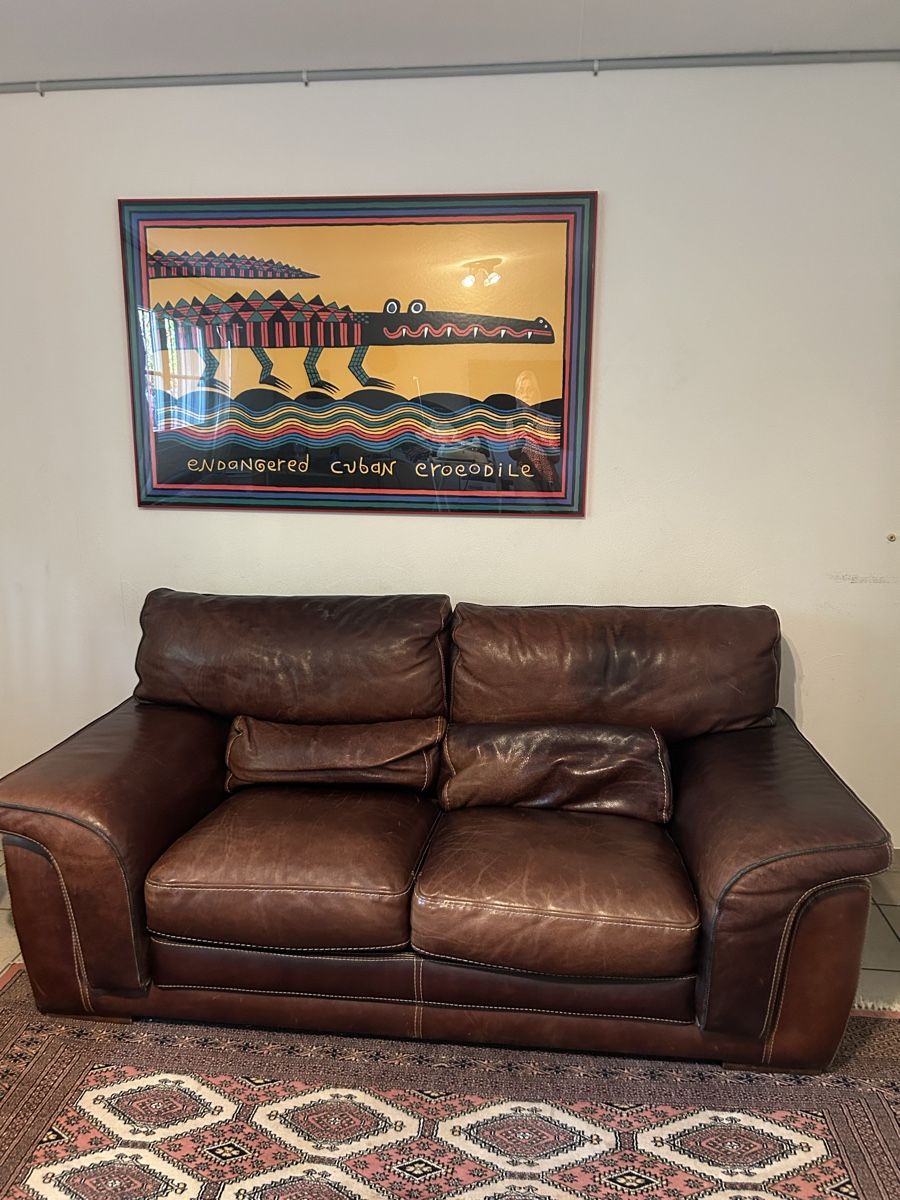 Sofas: Sofa echt Leder  – D'occasion à Niederlenz par Boston04