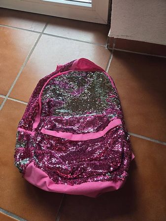 Pinker Rucksack