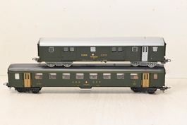 SBB 1 Kl + Gepäckwagen Lima HO/DC mit OVP