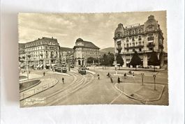 Carte postale tram, tramway, Biel-Bienne