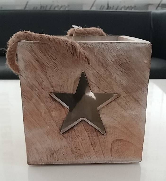 Lanterne: Holz Laternen Set / Windlicht – Usato da Aarau venduto da Yeeaaah