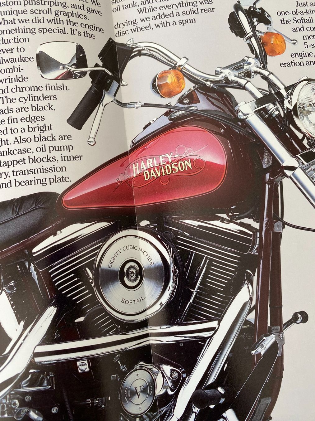 Documenti: Harley-Davidson Prospekt, Katalog, Broschüre Softail Custom – Usato da Niederhasli venduto da Berno