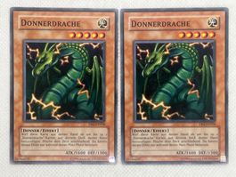 2x Donnerdrache Sammelkarte DB2-DE058