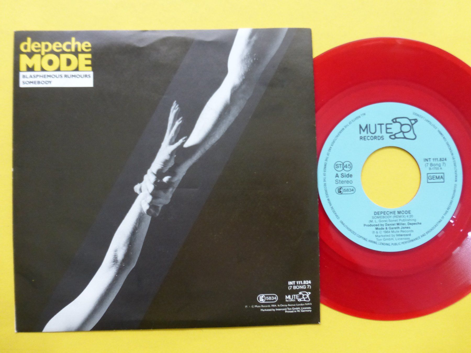 Schallplatten: Depeche Mode – Blasphemous Rumours / Somebody – Gebraucht aus Zürich von Swiss57