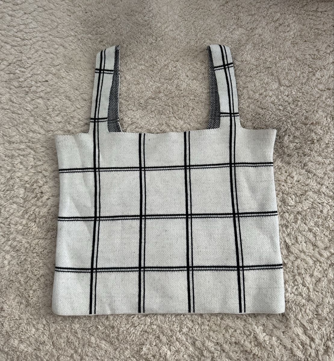 Primark Top: Top blanc à carreaux Primark - Taille S  – Nuovo (secondo la descrizione) da Neuchâtel venduto da aliceguins