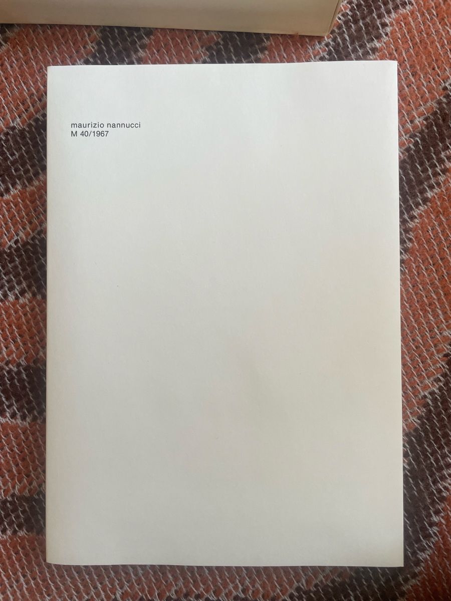 Livres: Maurizio Nannucci M 40/1967 edition multi art points  – D'occasion à Basel par Amechan. 5