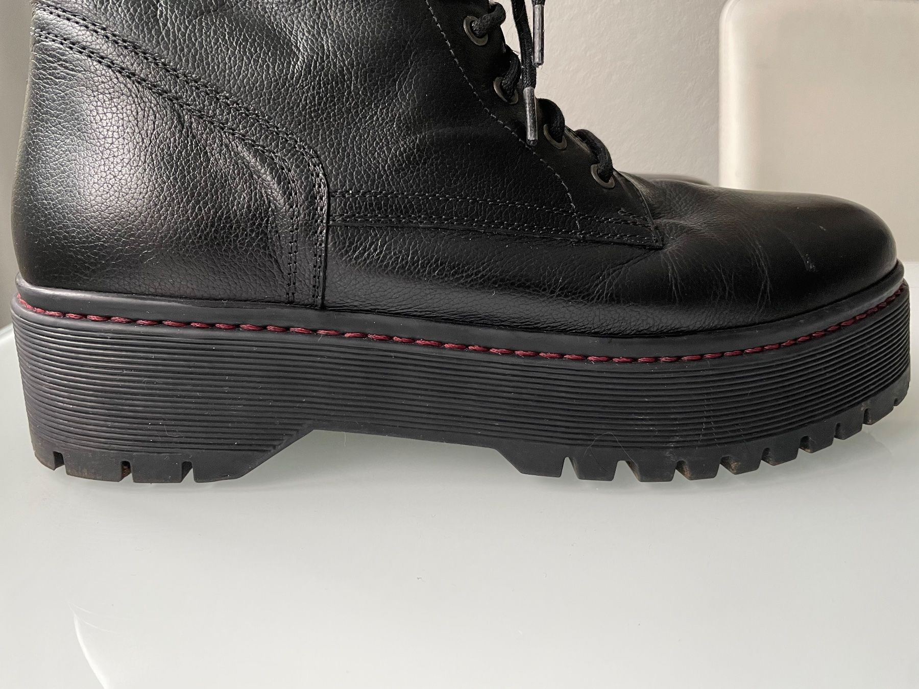 Damenschuhe: Plateau Stiefel (Leder),  Gr. 41 – Gebraucht aus Murten von janegood 6