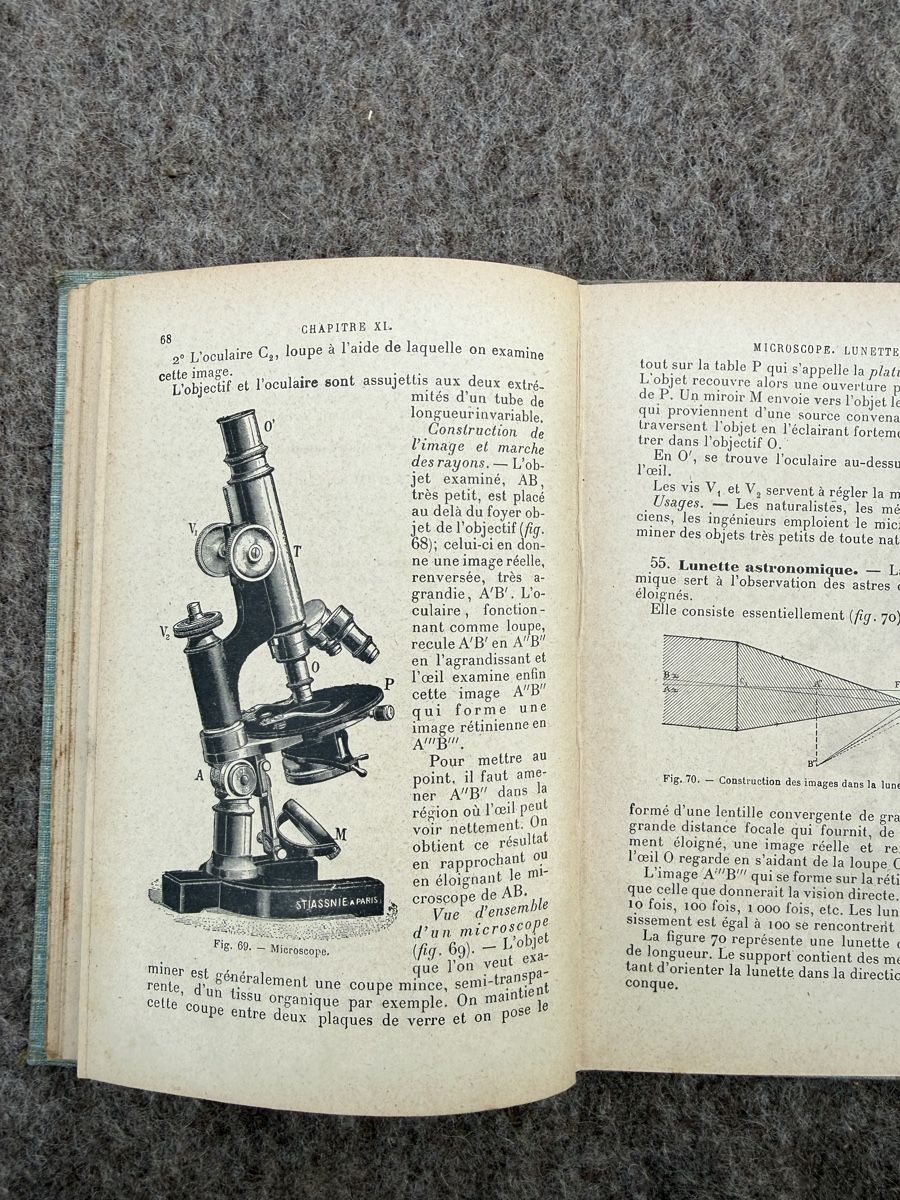 Livres: Cours élémentaire de Physique Lemoine Vincent 1924 – D'occasion à Fribourg par Ardoffel 6