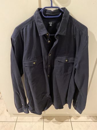 Chemise homme bleue marine Kiabi taille XL