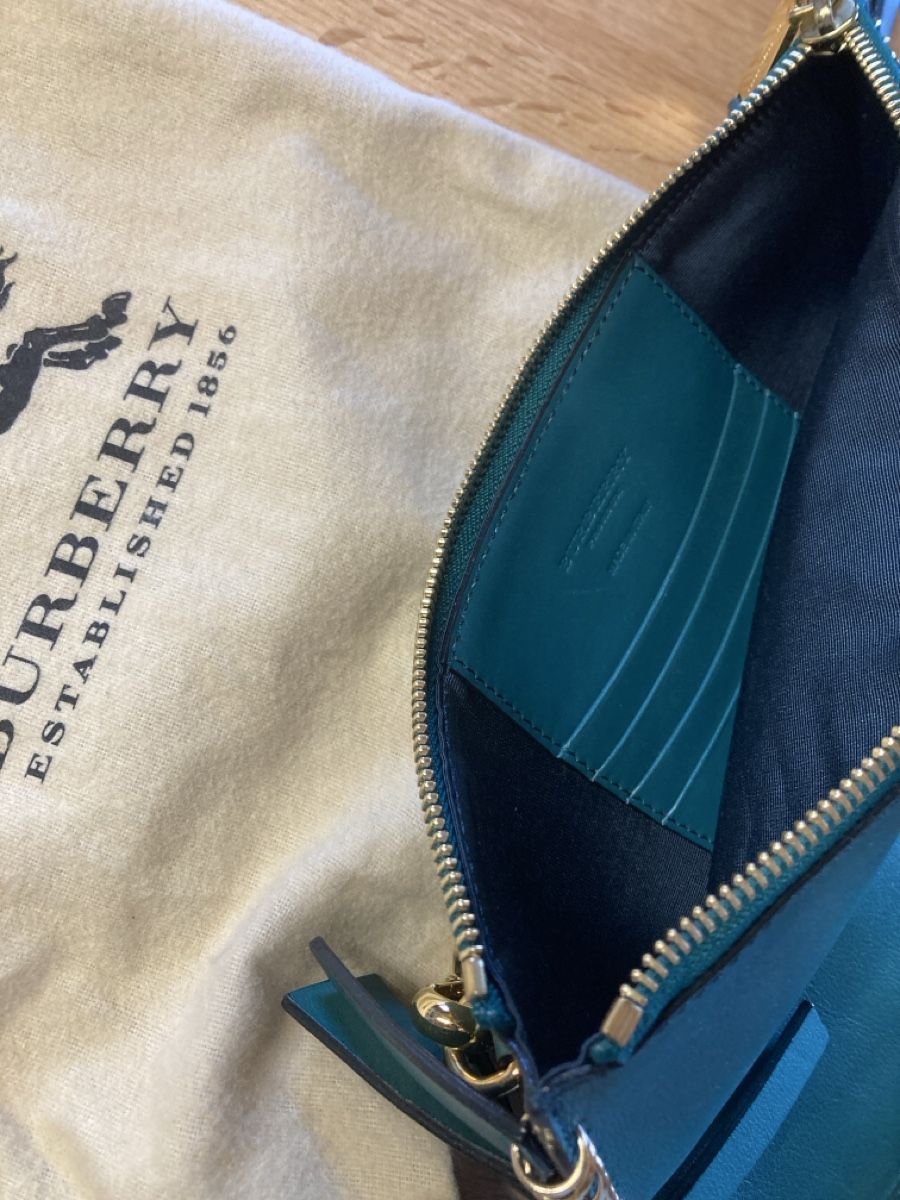 Burberry Borse da donna: Burberry Prosum Ledertasche Grün – Nuovo (secondo la descrizione) da Latterbach venduto da zimmerbraun 5