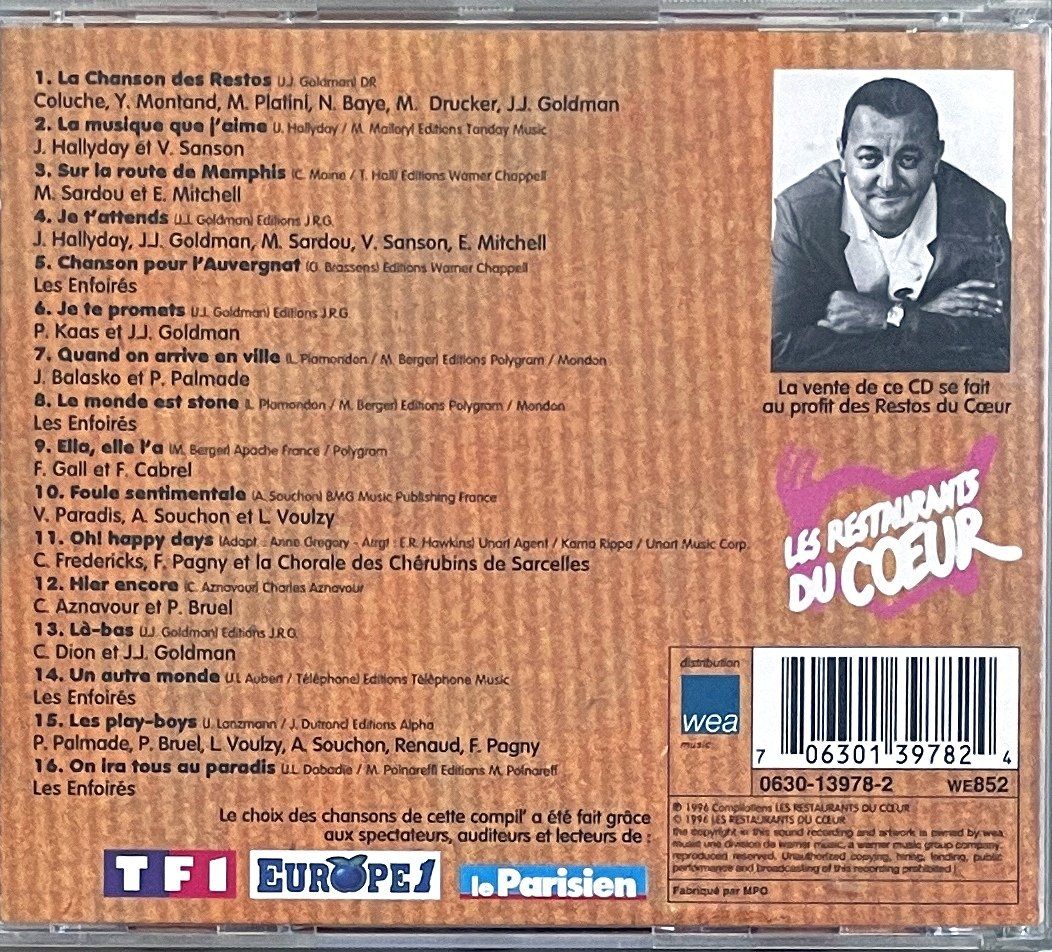 CD: Les Enfoirés - La compil' – Usato da Savagnier venduto da Ne2065 1