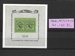 Block 1943 ** Kat: CHF 90.-