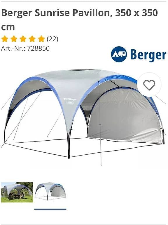 Zelte & Pavillons: Berger Sunset Pavillon – Neu und originalverpackt aus würenlingen von buc_8sh7