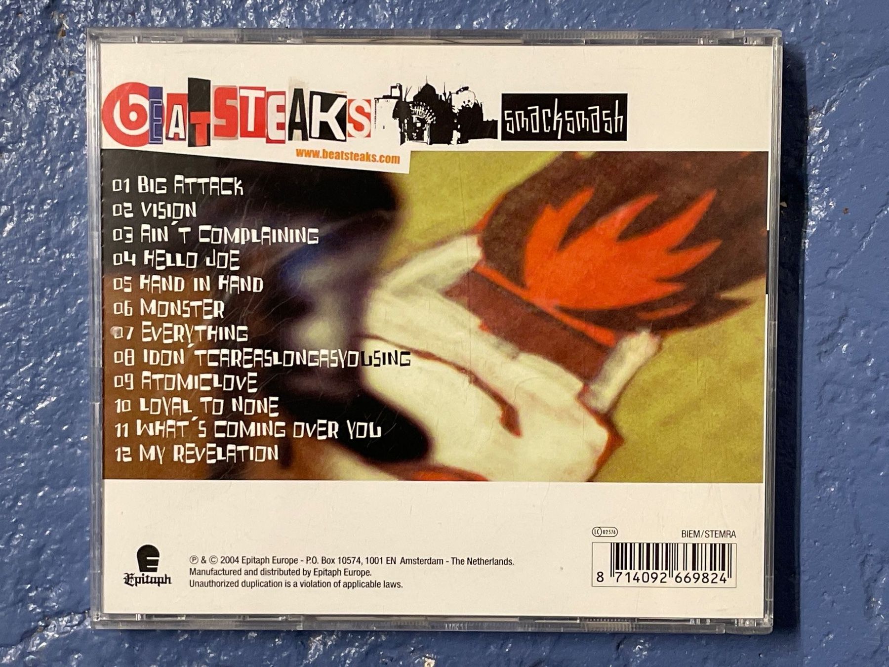 CD: [CD] BEATSTEAKS - Smack Smash (2004) – Usato da Frasnacht venduto da DiskSelection 1