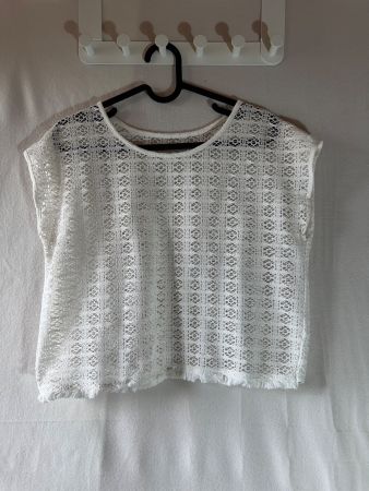 Vintage Häkel Top ca. Gr. M Boho Hippie