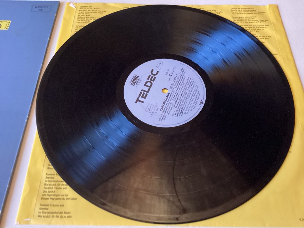 Dischi in vinile: Peter Maffay - Carambolage LP – Usato da Zürich venduto da Rockbyrd 2