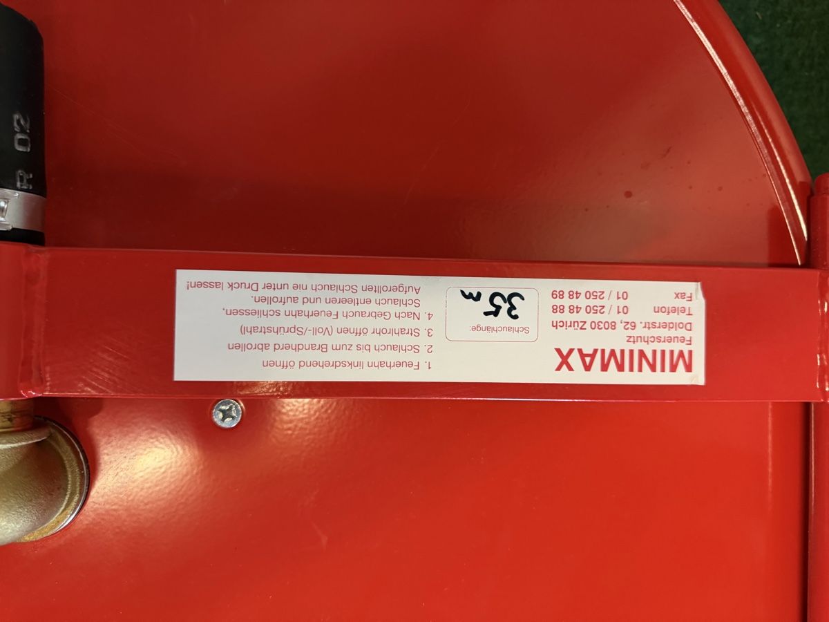 Rohre & Schläuche: Schlauchaufroller MINIMAX 35m gut erhalten. – Gebraucht aus Rotkreuz von GoldHeinz 3