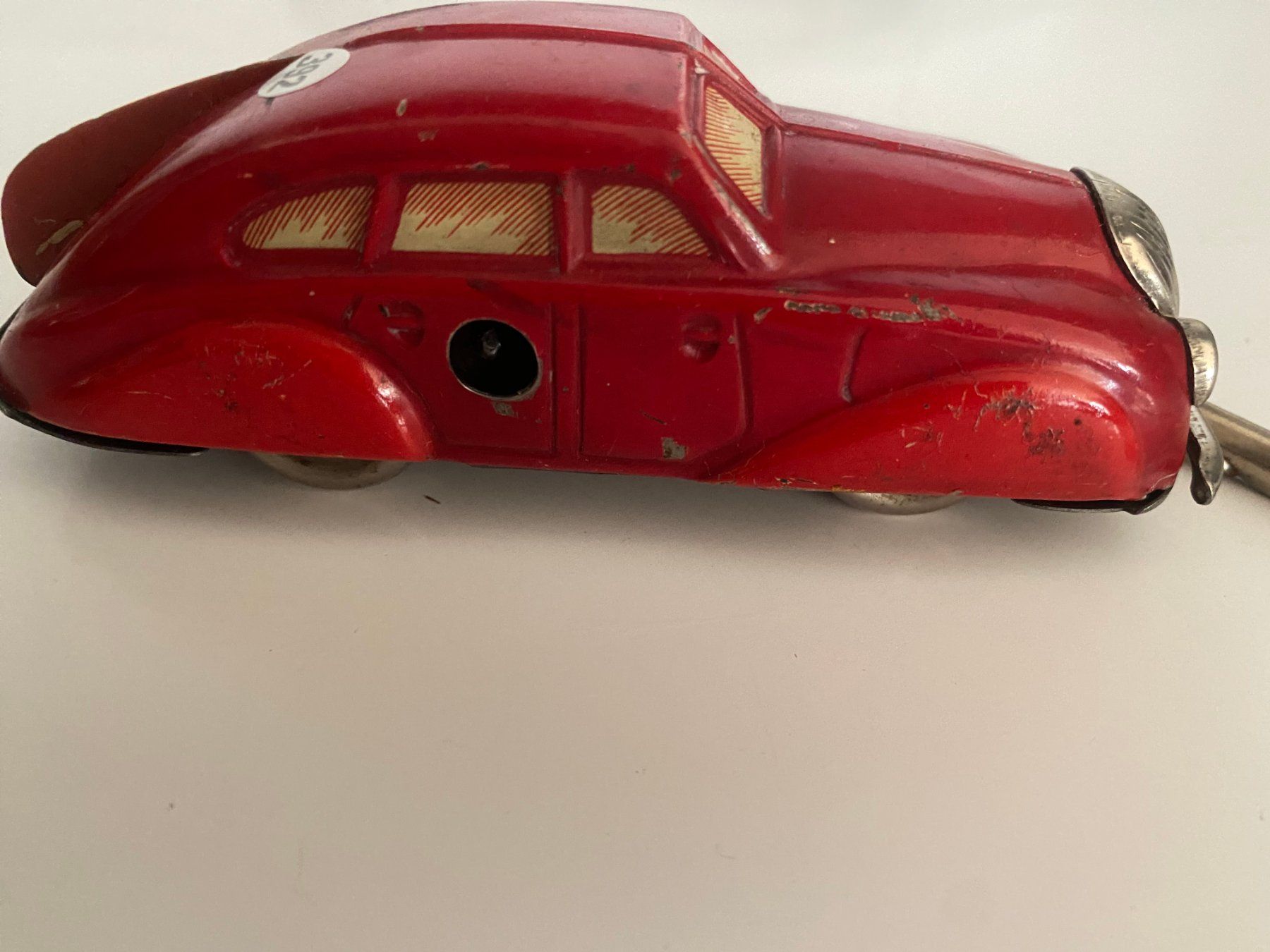 Technofix Spielzeuge: Technofix Auto Uhrwerk i.O. rot 392 – Gebraucht aus Stäfa von elcondor245