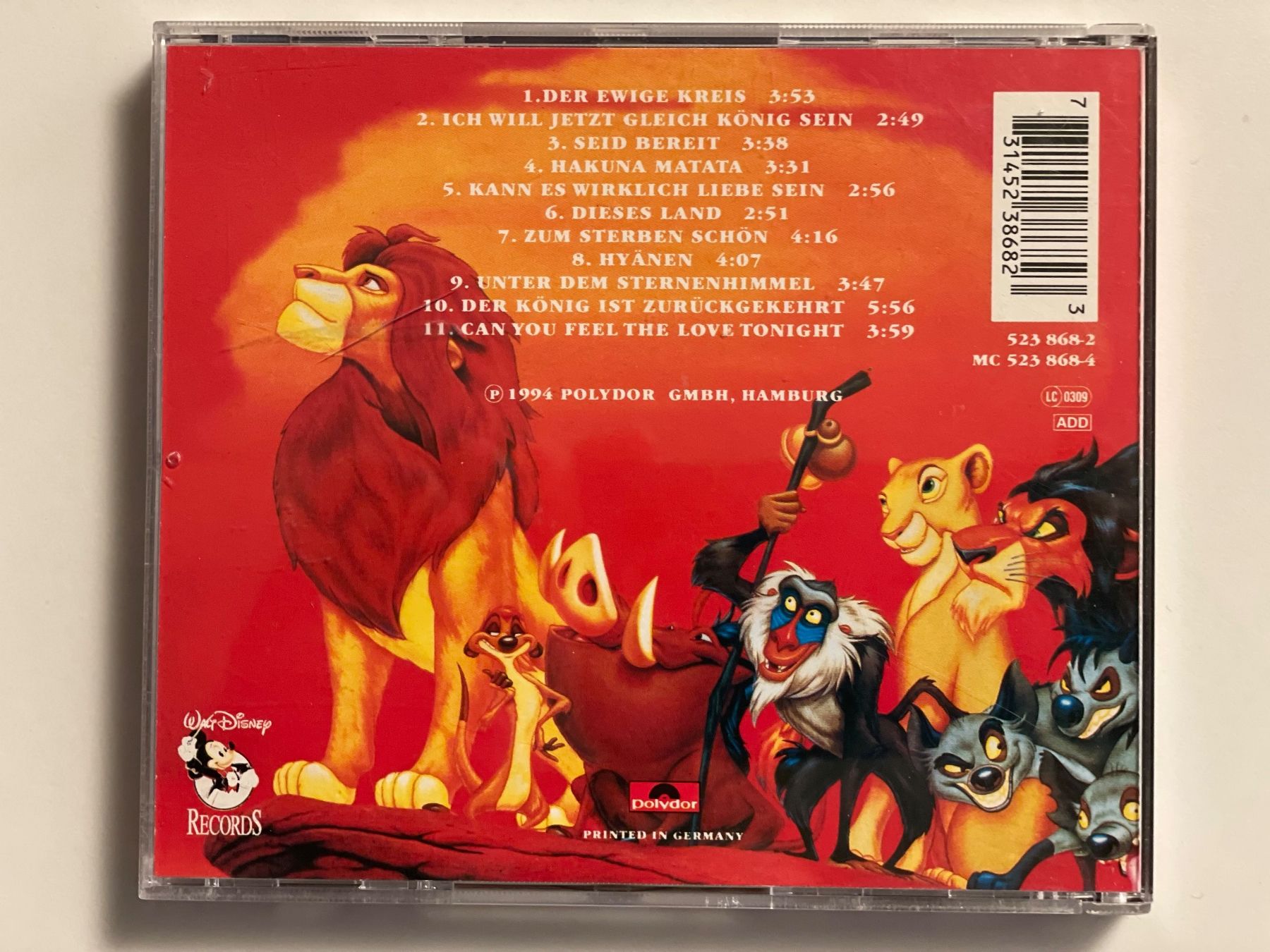 CD: Der König Der Löwen - Walt Disney – Usato da Muri b. Bern venduto da AdidasCollector 1