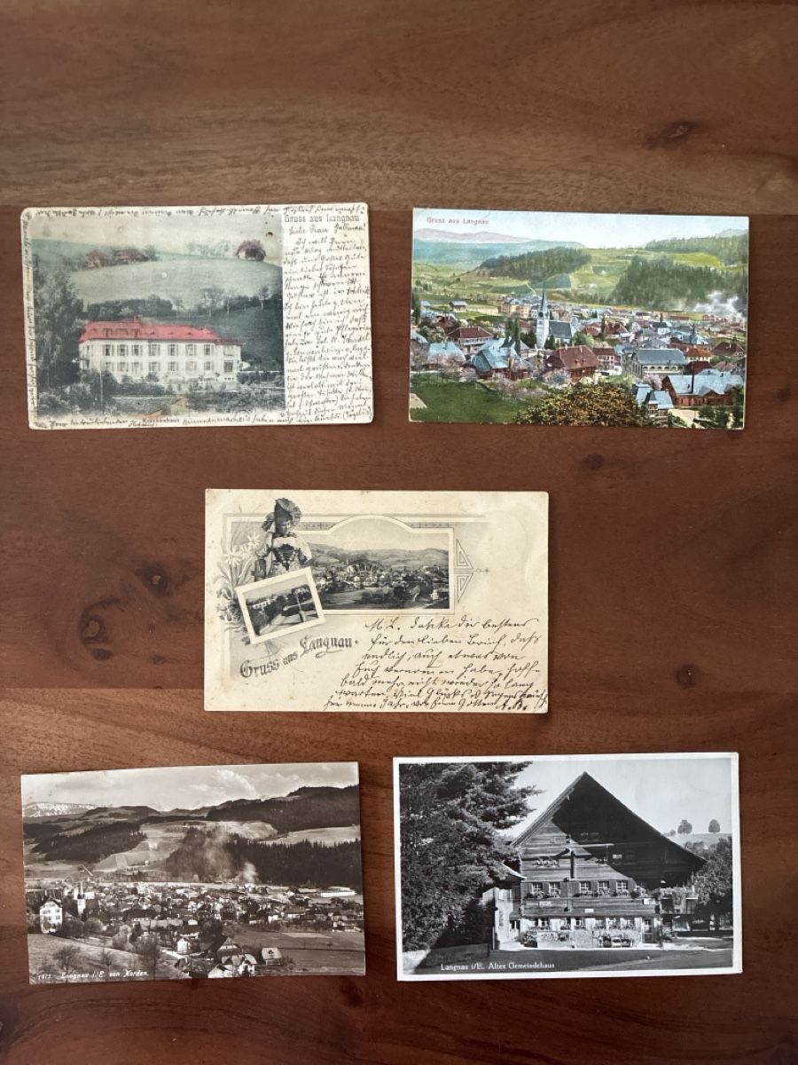 Cartes postales: 5 Ansichtskarten Schweiz von Langnau BE – D'occasion à Oftringen par Cla.vD.74