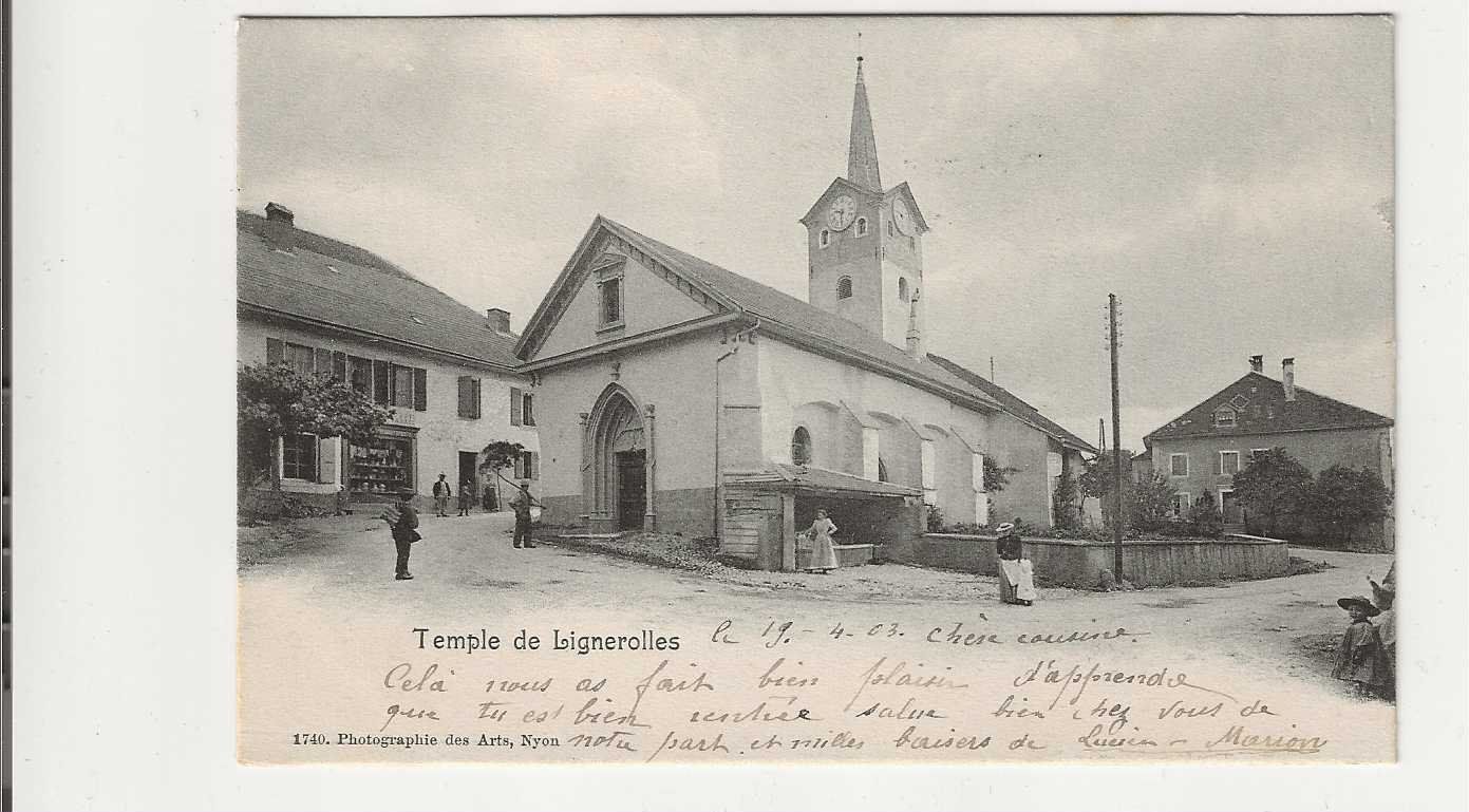 Cartoline postali: Lignerolles, 1903 – Usato da Spiez venduto da Niesen20