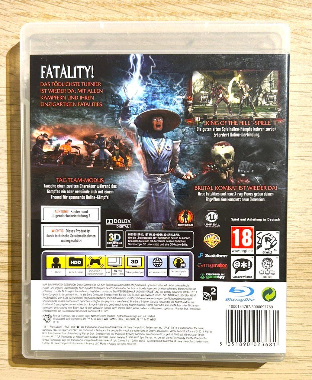 Sony Jeux: Mortal Kombat PS3 – D'occasion à St. Gallen par Alpine.Arcade 1