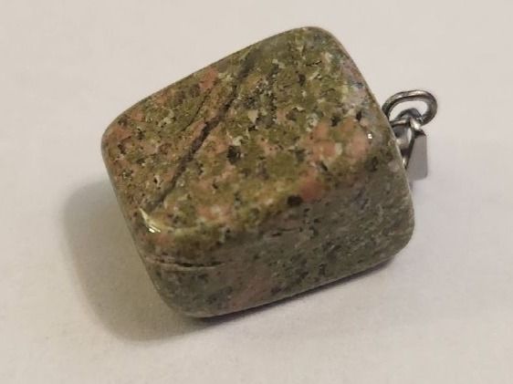 Ciondoli: Pendentif pierre naturelle Unakite – Nuovo (secondo la descrizione) da Territet venduto da Cenh 3
