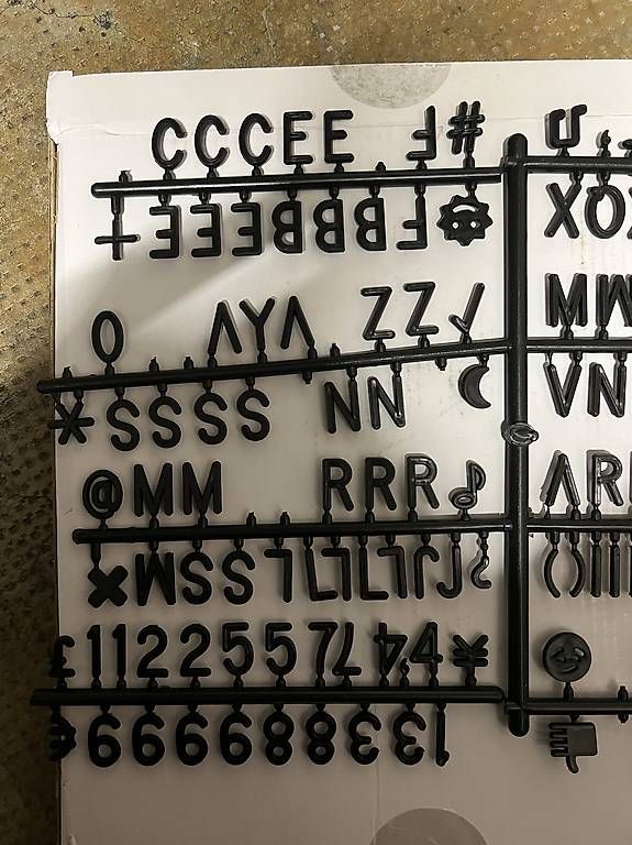Tutte le decorazioni: Stillvolles Letterboard – Usato da Allschwil venduto da Funlady91 1