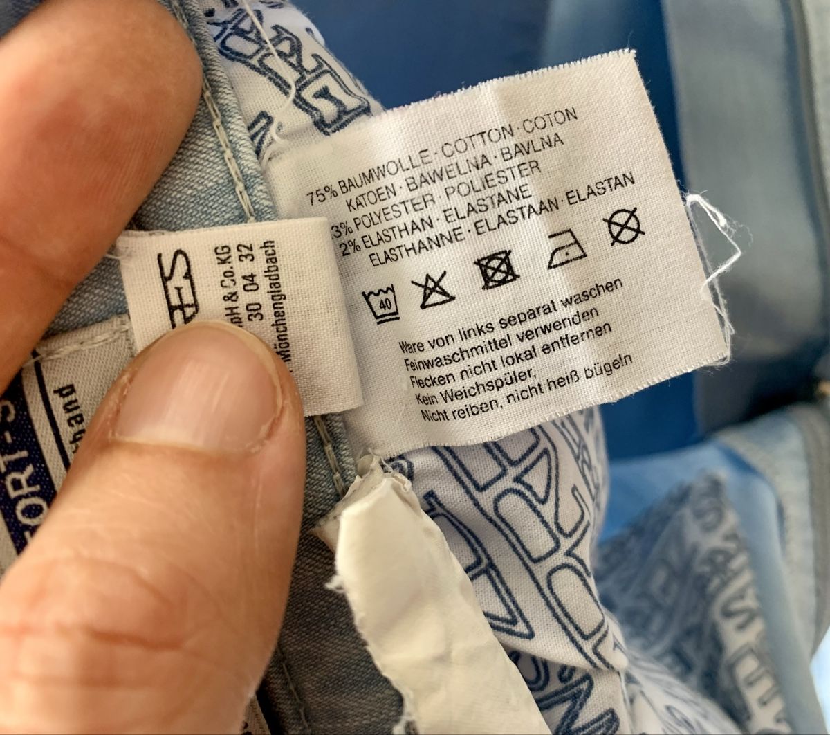 Pantaloni: Pantalon Zerres,  Taille 46 – Usato da Port venduto da granitod 6