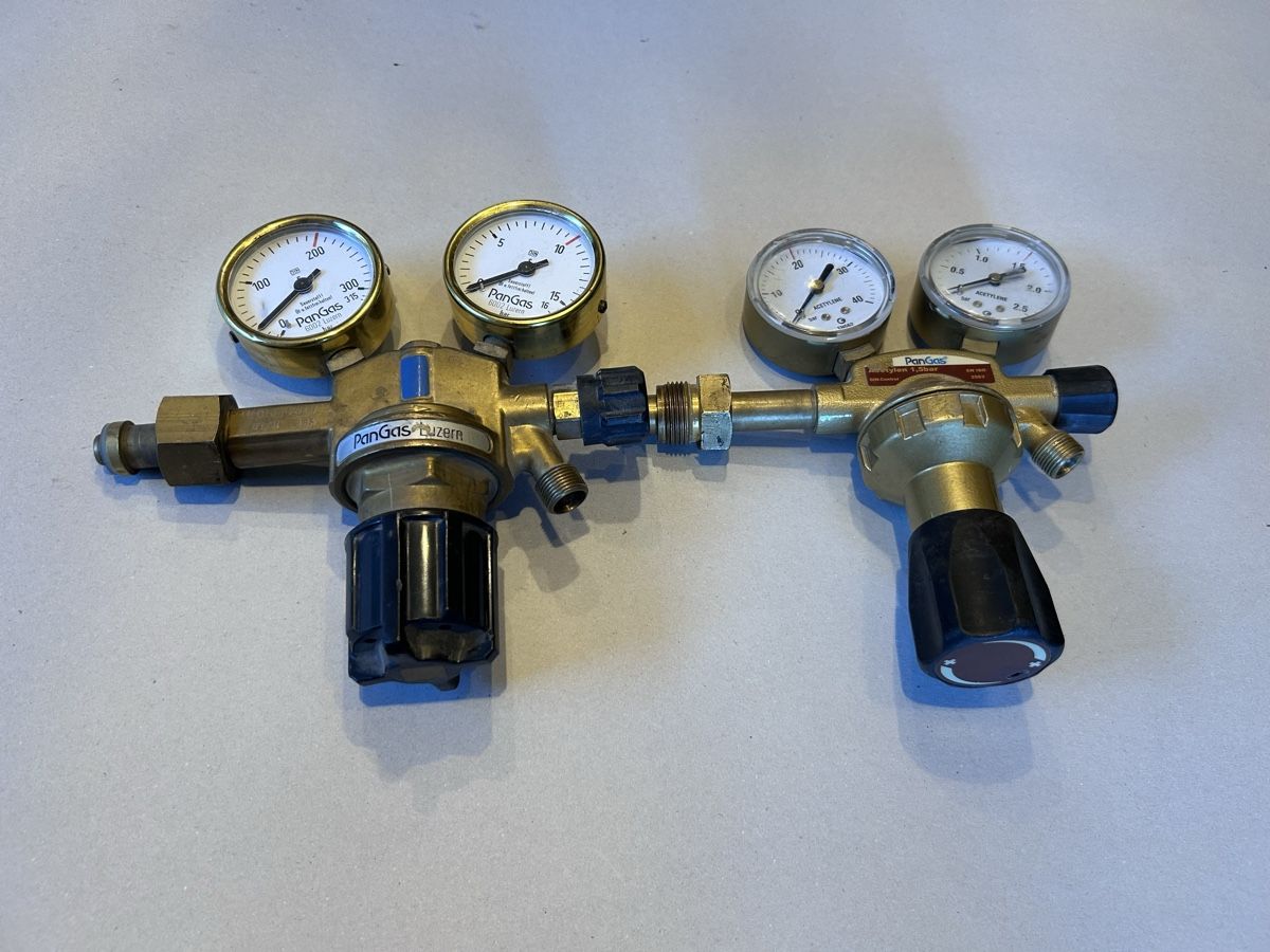 Saldatori: Druckminderer Set PanGas 2-stufig gebraucht – Usato da Grafenort venduto da doax48