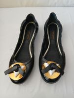 Louis Vuitton Ballerina schwarz, elastisch, nr 38 ,Lackleder