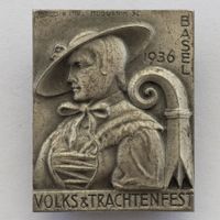 Volks & Trachtenfest Basel 1936 Abzeichen
